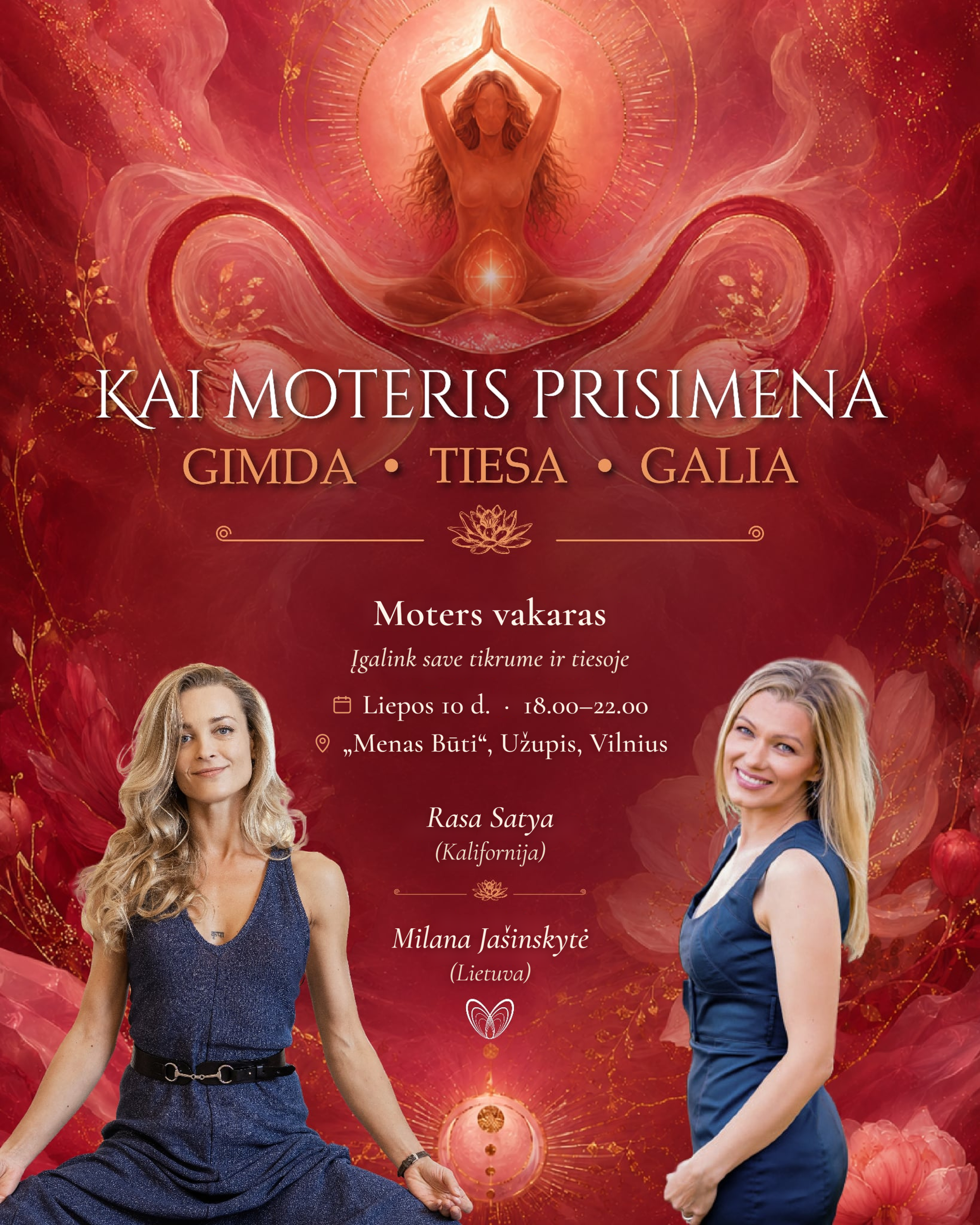 Moters vakaras - Kai moteris prisimena - Liepos 10 d., Menas Buti, Uzupis, Vilnius